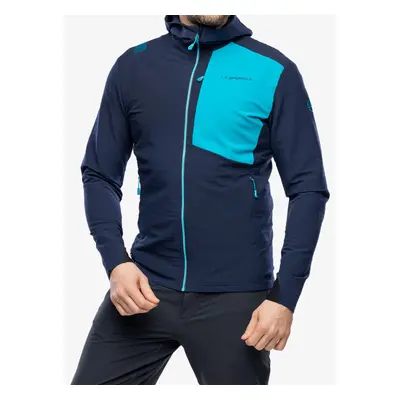 La Sportiva Descender Storm Jkt Softshell kabát - deep sea/tropic blue