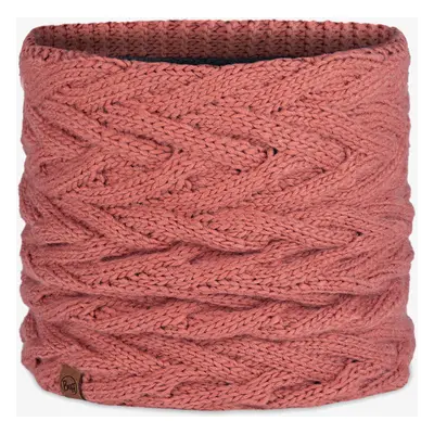 Buff Knitted&Fleece Neckwarmer Caryn Csősál - crimson