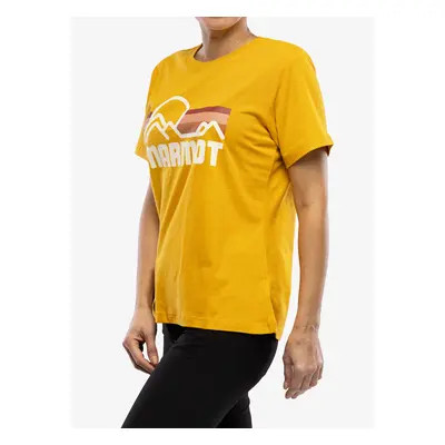 Marmot Coastal Tee SS Női Pamutpóló - yellow gold