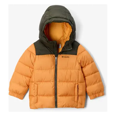 Columbia Puffect Hooded Jacket Gyerekkabát - sunstone/greenscape