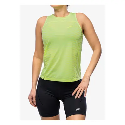 Brooks Sprint Free Tank 2.0 Női futópólók - lt lime/interval gradient