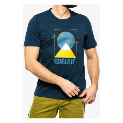 Edelrid Me Highball T-Shirt IV Férfi Pamut Póló - blueberry