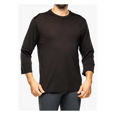 Patagonia Merino 3/4 Sleeve Bike Jersey Kerékpáros póló - black