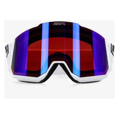 100% Snowcraft Hiper Síszemüveg - snow white/mirror violet