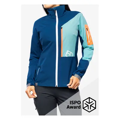 Ortovox Berrino Jacket Női Túrasídzseki - petrol blue