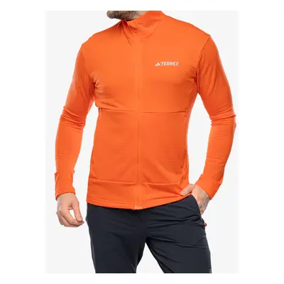 adidas TERREX Multi Light Fleece Full Zip Jacket Polárfelső - semi impact orange