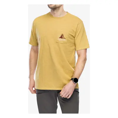 Patagonia Chouinard Crest Pocket Responsibili-Tee Nyomtatott póló - pufferfish gold