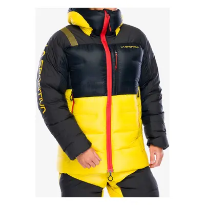 La Sportiva Olympus Tech Down Parka Pehelykabát - black/yellow