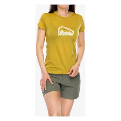 Sensor Merino Air Summit Tee Női merino gyapjú póló - mustard