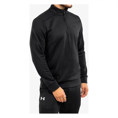 Under Armour UA Armour Fleece 1/4 Zip Felső - black/black