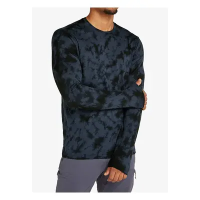 Icebreaker Merino Tech Lite LS Tee Cloud Dye Férfi pulóver - graphite/black/cd