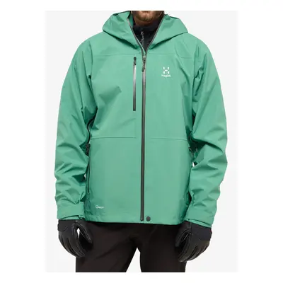 Haglofs Front Proof Jacket Esőkabát - dk jelly green