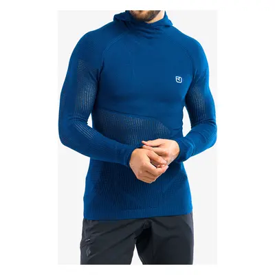 Ortovox Merino Thermovent Hoody Termoaktív Felső - petrol blue