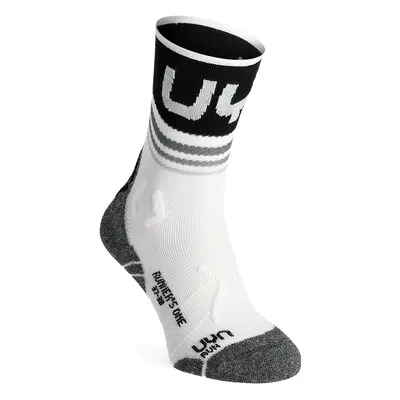 UYN Runner&#039;s One Short Socks Női futózokni - white/black