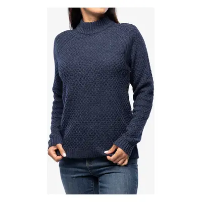 Royal Robbins Westlands Chunky Mock Neck Női pulóver - deep blue