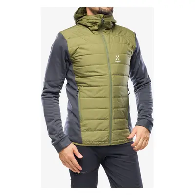 Haglofs Hybrid Insulation Hood Dzseki - magnetite/olive