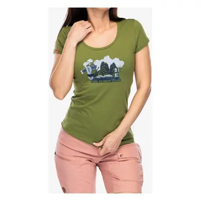 Karpos Anemone Evo T-Shirt Női pamutpóló - cedar green