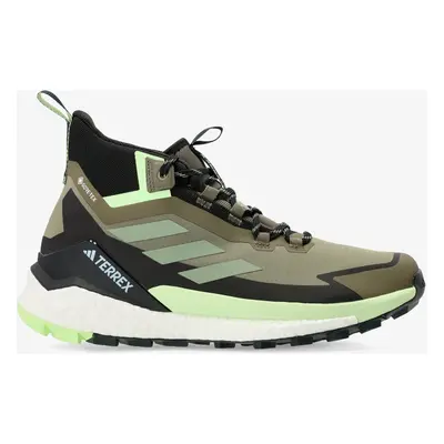 adidas TERREX Free Hiker GTX Túracipők - olive strat/silv grn/auror blk