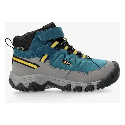 Keen Targhee IV Mid WP Kids Gyerekcipő - legion blue/antique moss