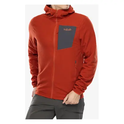 Rab Tecton Hoody Kapucnis felső - red clay