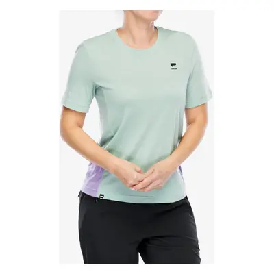 Mons Royale Tarn Merino Shift Tee Női kerékpáros póló - glacier/lupin