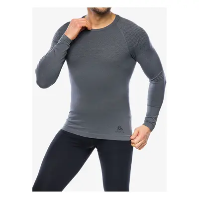 Odlo Performance Light Eco BL Top Crew Neck LS Termoaktív felső - grey melange