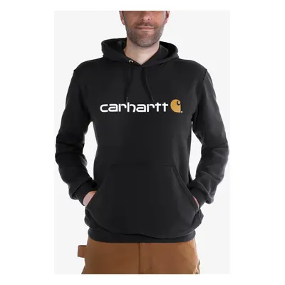 Carhartt Signature Logo Sweatshirt Kapucnis felső - black