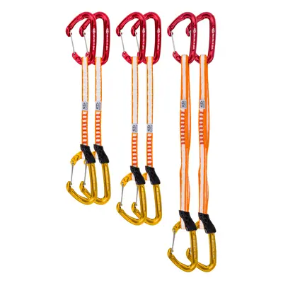 Climbing Technology Fly-Weight Evo Set UL 6-Pack Mix Expressz sziklamászáshoz - red/gold