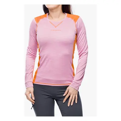 La Sportiva Beyond Long Sleeve Termoaktív női felső - rose/cherry tomato