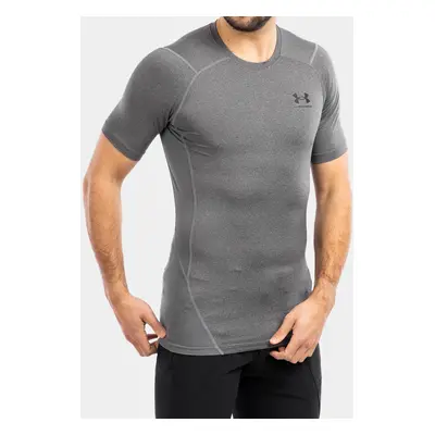 Under Armour HG Armour Comp S/S Férfi Póló - carbon heather/black