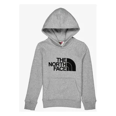 The North Face Drew Peak P/O Hoodie Fiú Pulóver - tnf light grey heather