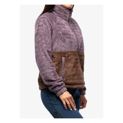 Marmot Homestead Fleece 1/2 Zip Női felső - hazy purple/pinecone