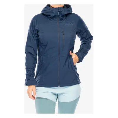 Norrona Lyngen Alpha100 Zip Hood Női bélelt kabát - indigo night