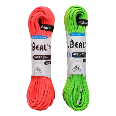 Beal Gully 7,3 mm m Unicore Golden Dry x Félkötél - orange/green