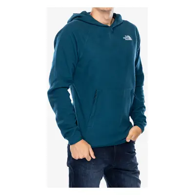 The North Face Glacier Hoodie Polárfelső - midnight petrol