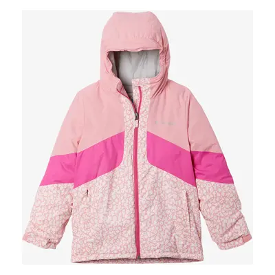 Columbia Horizon Ride II Jacket Lánykabát - pink orchid posies/pink ice