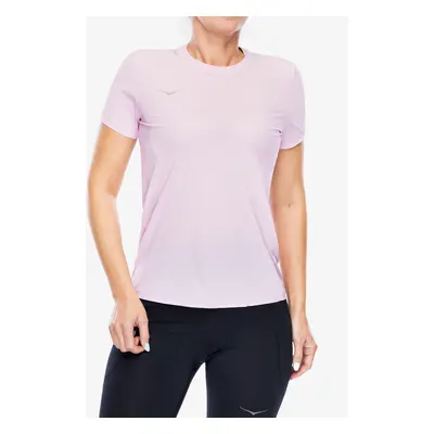 Hoka Performance Run Short Sleeve Női futópólók - pink twilight