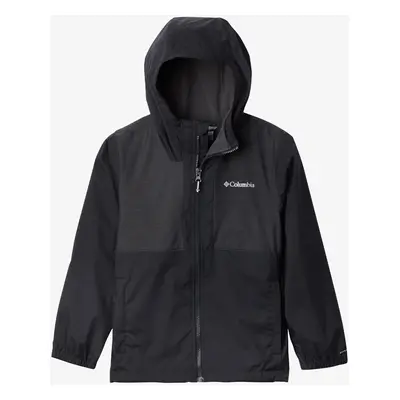 Columbia Rainy Trails Fleece Lined Jacket Fiú kabát - black/black slub