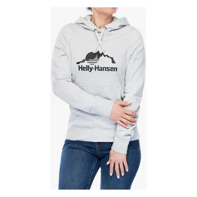 Helly Hansen Nord Graphic Pullover Hoodie Női kapucnis felső - grey melange/grey