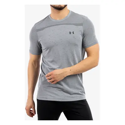 Under Armour UA Seamless Short Sleeve Edzőpóló - mod gray/black