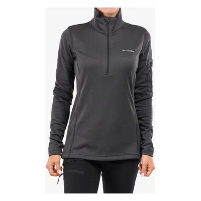 Columbia Park View Grid Fleece Half Zip Női Polárfelső - black