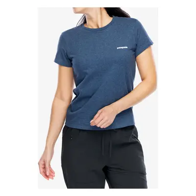 Patagonia P-6 Logo Responsibili-Tee Női pamutpóló - utility blue