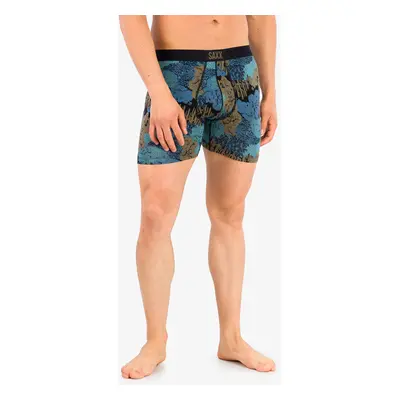 Saxx Ultra Boxer Brief Fly Termoaktív Férfi Boxeralsó - snora camo/slate