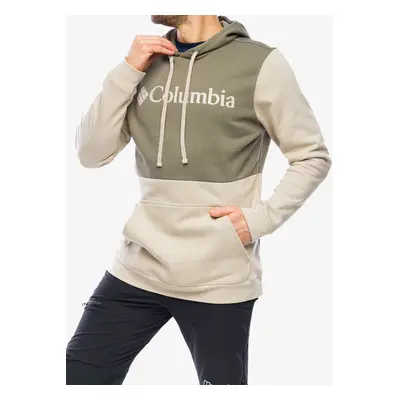 Columbia Trek Colorblock Hoodie Férfi felső - ancient fossil/stone green