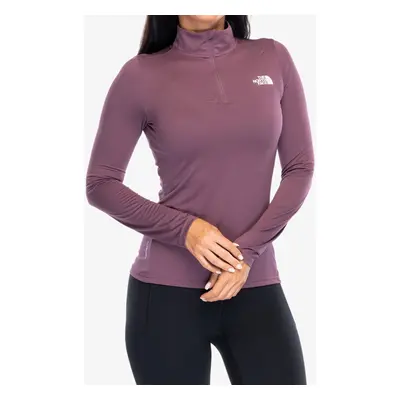 The North Face Flex 1/4 Zip Tee Slim Női pulóver - midnight mauve