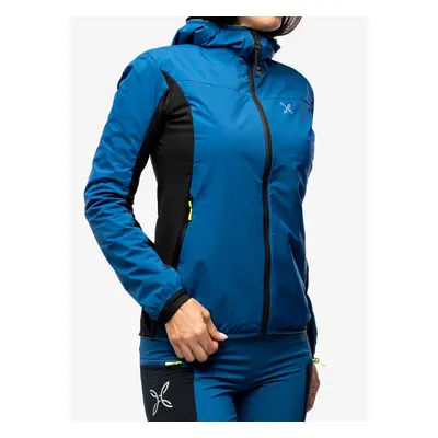 Montura Air Action Hybrid Jacket Női softshell-kabát - deep blue/yellow fluo