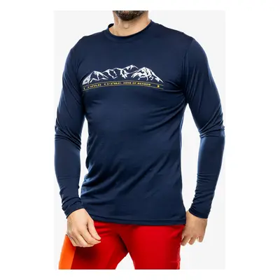 Sensor Merino Active PT Tee L/S Termoaktív felső - deep blue moun