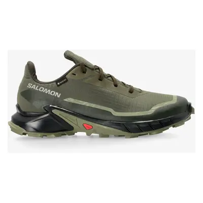 Salomon Alphacross GTX Férfi futócipő - olive/black/green