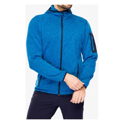 CMP Borgis Fix Hood Jacket Polárdzseki - river/black blue