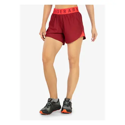 Under Armour Play Up 5in Shorts Női Rövidnadrág - blk rose/penta pink/penta pink